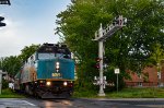 VIA 6410 leads a westbound LRC train